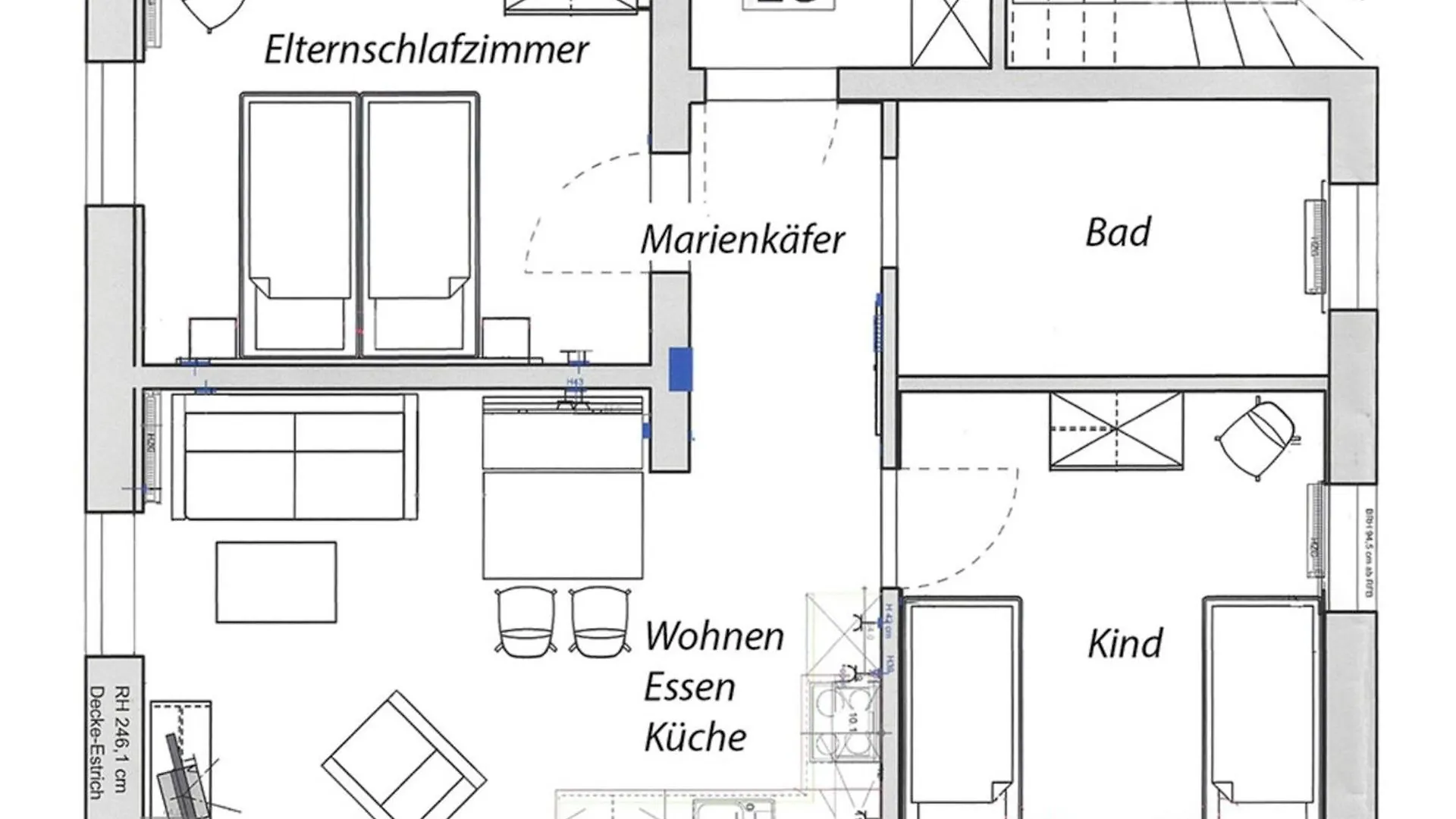 Marienkaefer Apartment Colmberg Germany